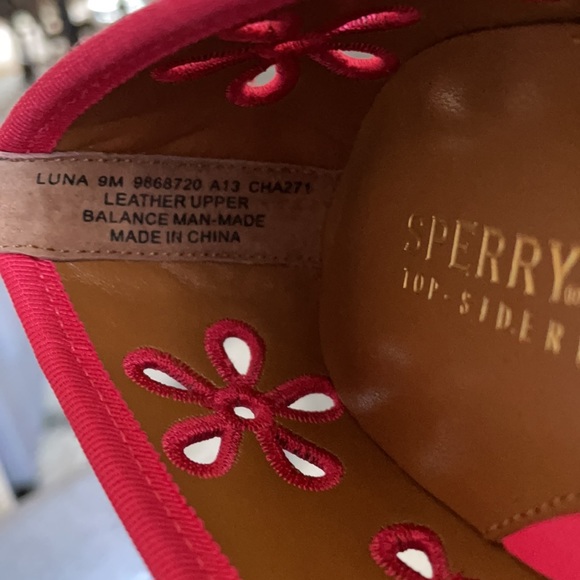 Sperry Top Sider Luna Pink Flats - Picture 10 of 10